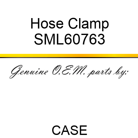 Hose Clamp SML60763