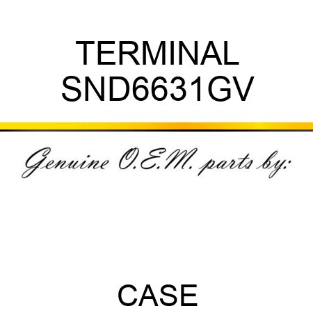 TERMINAL SND6631GV