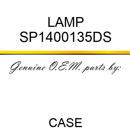 LAMP SP1400135DS