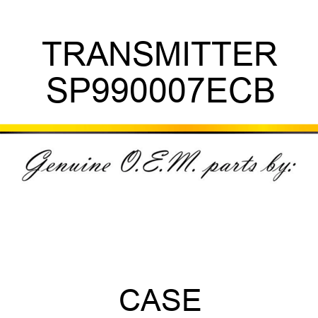 TRANSMITTER SP990007ECB