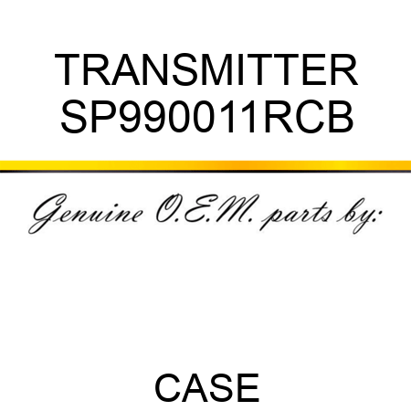 TRANSMITTER SP990011RCB