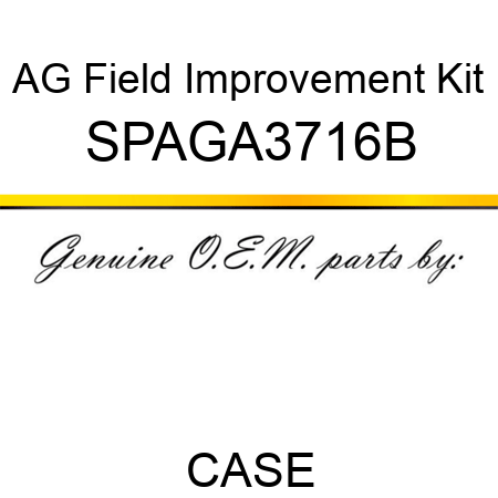AG Field Improvement Kit SPAGA3716B