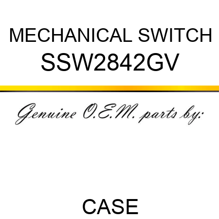 MECHANICAL SWITCH SSW2842GV
