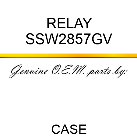 RELAY SSW2857GV