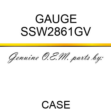 GAUGE SSW2861GV