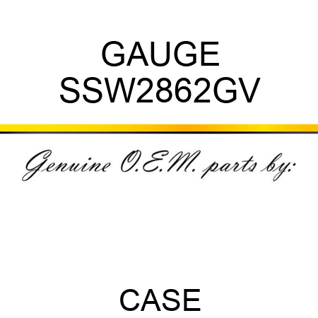 GAUGE SSW2862GV