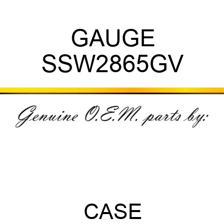 GAUGE SSW2865GV