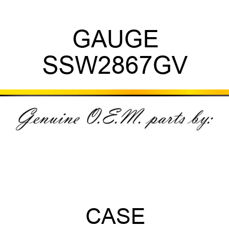 GAUGE SSW2867GV