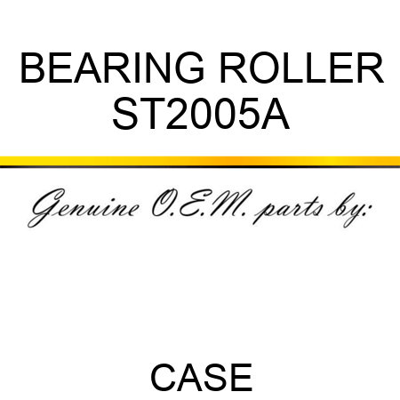 BEARING, ROLLER ST2005A