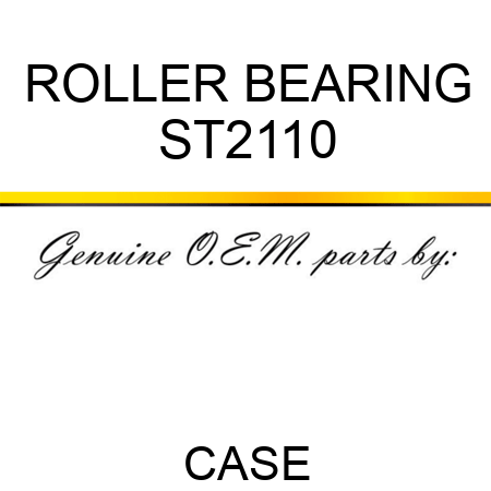 ROLLER BEARING ST2110