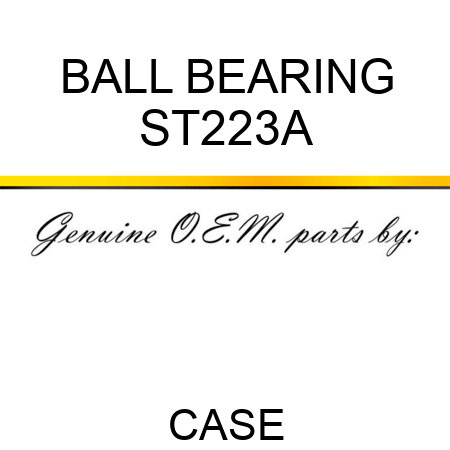 BALL BEARING ST223A