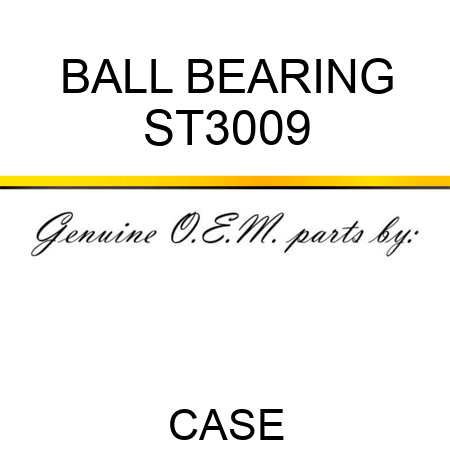 BALL BEARING ST3009
