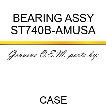 BEARING ASSY ST740B-AMUSA