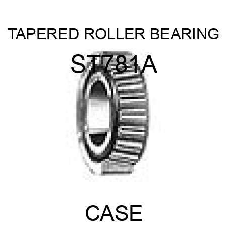 TAPERED ROLLER BEARING ST781A