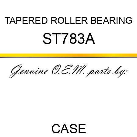 TAPERED ROLLER BEARING ST783A