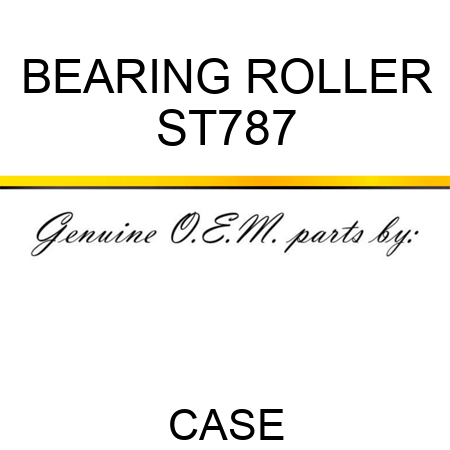 BEARING, ROLLER ST787