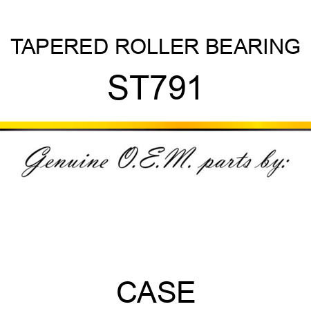 TAPERED ROLLER BEARING ST791