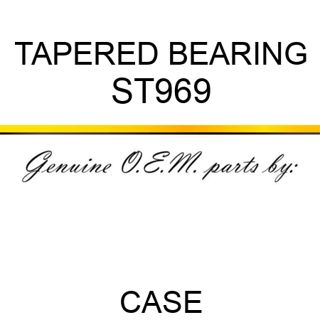 TAPERED BEARING ST969