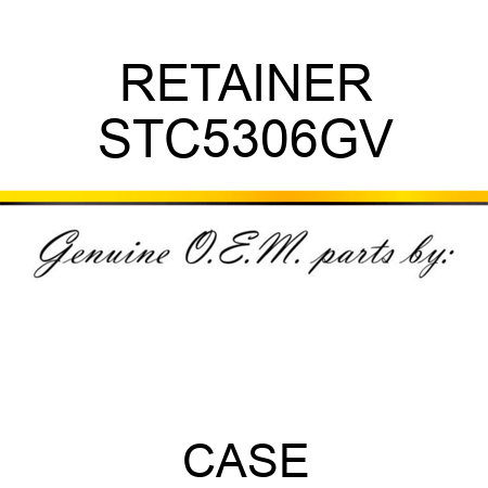 RETAINER STC5306GV