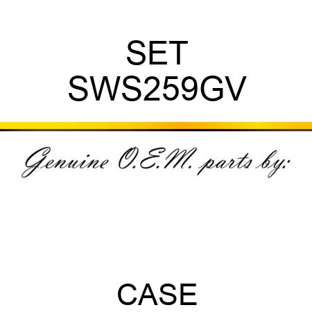 SET SWS259GV