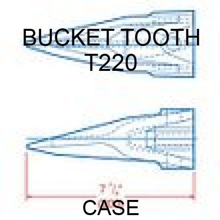 BUCKET TOOTH T220