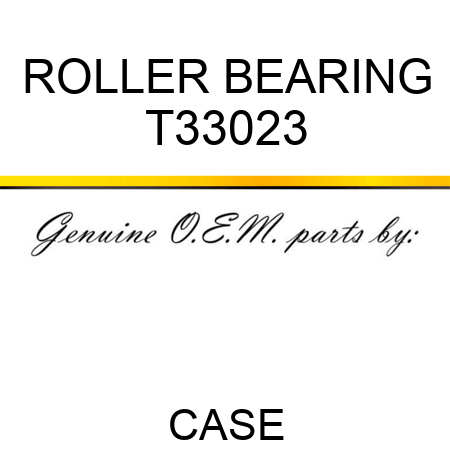 ROLLER BEARING T33023