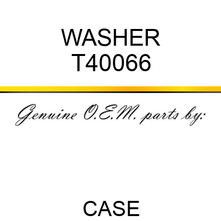 WASHER T40066