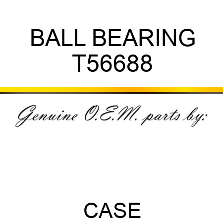 BALL BEARING T56688