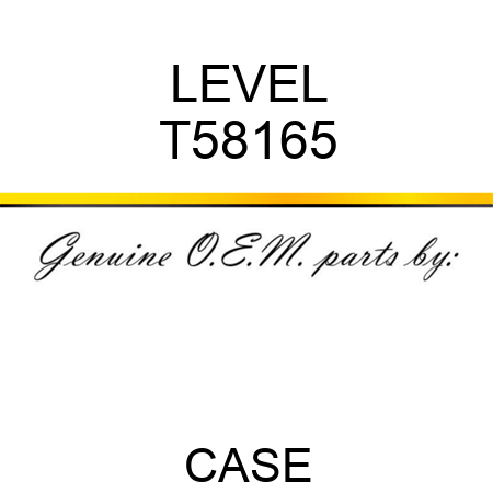 LEVEL T58165