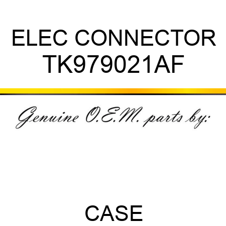 ELEC CONNECTOR TK979021AF
