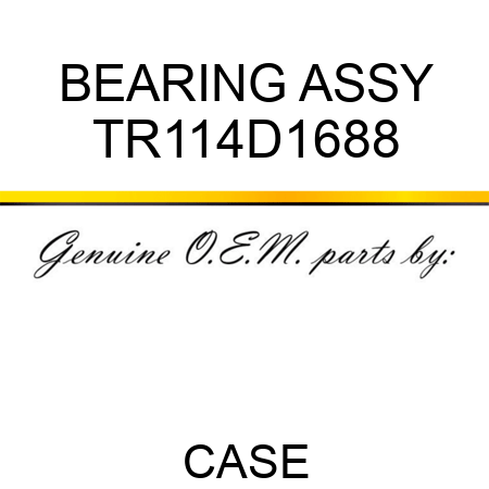 BEARING ASSY TR114D1688
