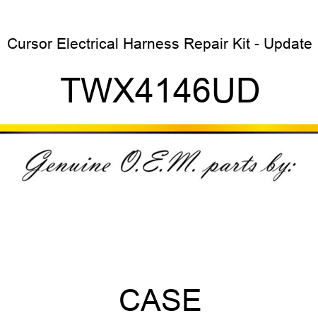 Cursor Electrical Harness Repair Kit - Update TWX4146UD