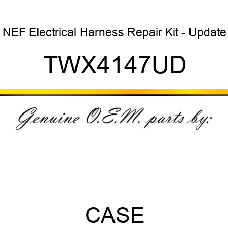 NEF Electrical Harness Repair Kit - Update TWX4147UD