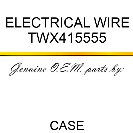 ELECTRICAL WIRE TWX415555