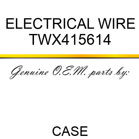 ELECTRICAL WIRE TWX415614
