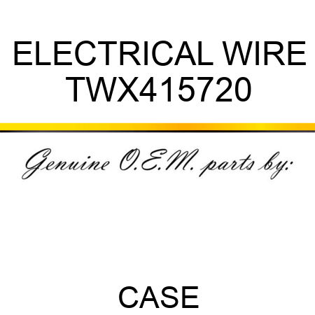 ELECTRICAL WIRE TWX415720