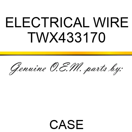 ELECTRICAL WIRE TWX433170