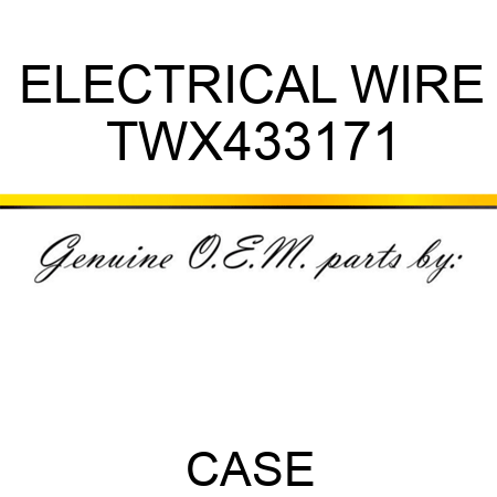 ELECTRICAL WIRE TWX433171