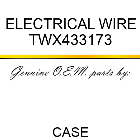 ELECTRICAL WIRE TWX433173