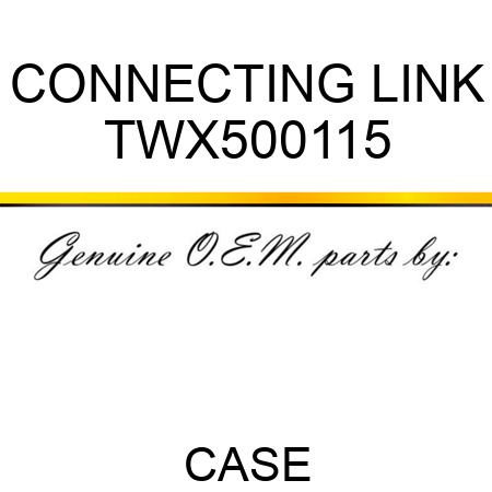 CONNECTING LINK TWX500115
