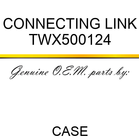 CONNECTING LINK TWX500124