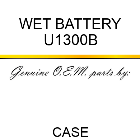 WET BATTERY U1300B