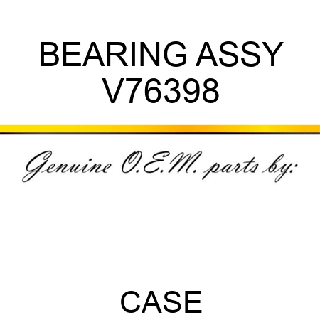 BEARING ASSY V76398