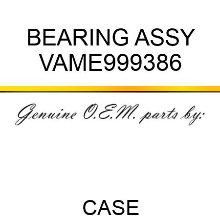 BEARING ASSY VAME999386