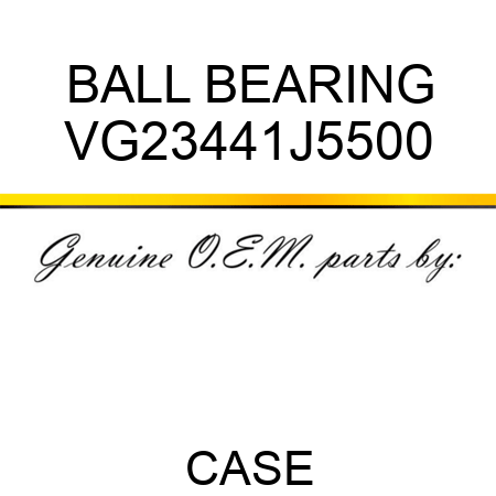 BALL BEARING VG23441J5500