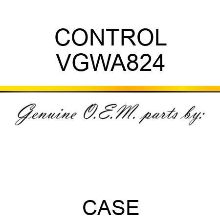 CONTROL VGWA824