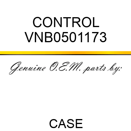CONTROL VNB0501173