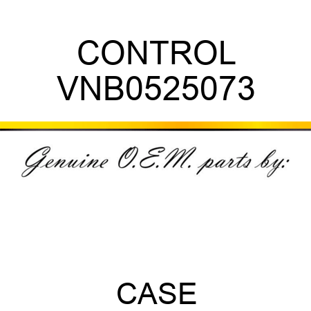 CONTROL VNB0525073