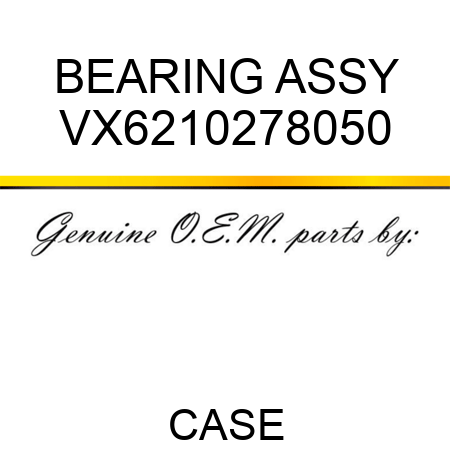 BEARING ASSY VX6210278050