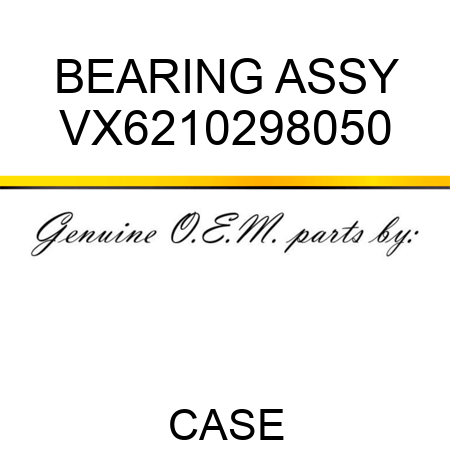 BEARING ASSY VX6210298050